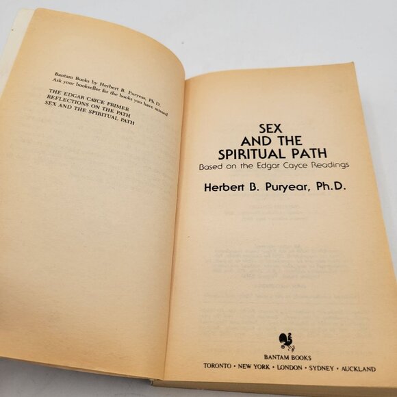 Edgar Cayce's Sex And The Spiritual Path Book By Herbert B. Puryear Ph.D 1980 - Picture 6 of 7